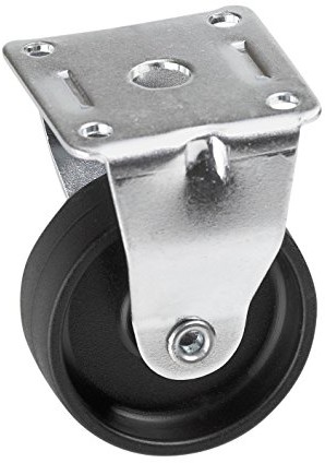 Metafranc Meister kółko niekierowane  50 MM      42 X 42 MM płyty z tworzywa sztucznego-koła twarda powierzchnia toczna łożyska ślizgowe 40 kg udźwig | kółko meblowe rolka transportowa | | Heavy Duty Castor | 8