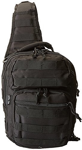 Mil-Tec US Assault Pack One Strap Small, czarny, s