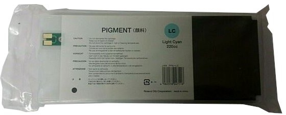 Roland Wyprzedaż Oryginał Tusz Roland FPG-LC do Roland FJ400 FJ500 FJ540 FJ600 FJ40 FJ50 CJ400 CJ500 CJ540 | 220 ml | light cyan pudełko zastępcze oryginalny airbag/folia FPG-LC_BP_wyp