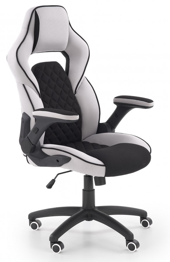 HALMAR Fotel gamingowy obrotowy SONIC czarny / szary