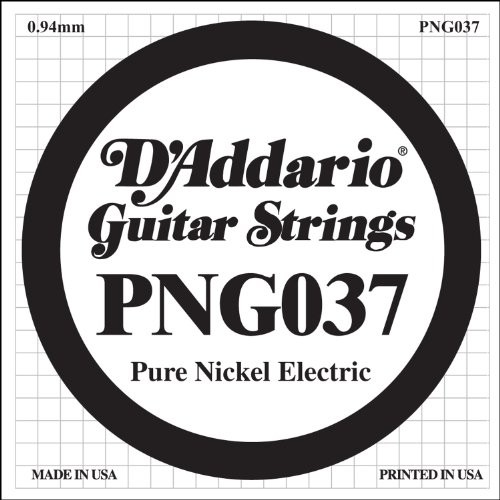 DAddario PNG037 Czysty nikiel gitara elektryczna pojedyncza struna.037 PNG037