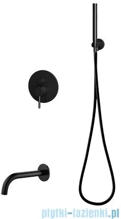 Omnires Y zestaw podtynkowy wannowy czarny SYSYW01BL |
