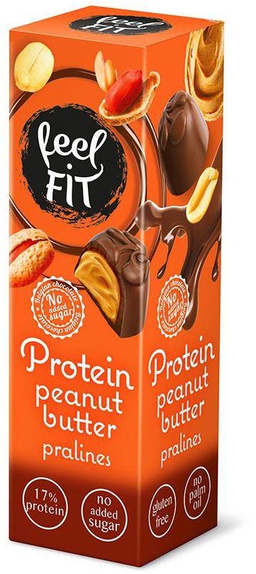 Feel FIT Praliny proteinowe z masłem orzechowym 33 g