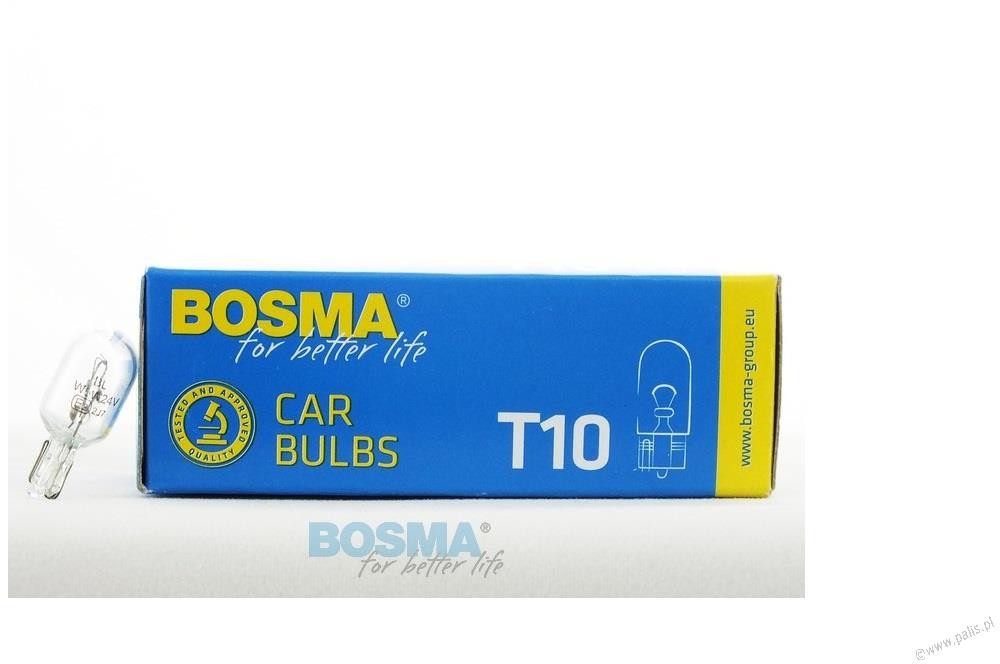 BOSMA 0843 ŻARÓWKA 24V 5W W5W T10