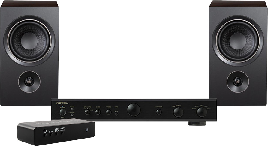 Rotel Rotel A10 + ConX + Alpha P5 Orzech