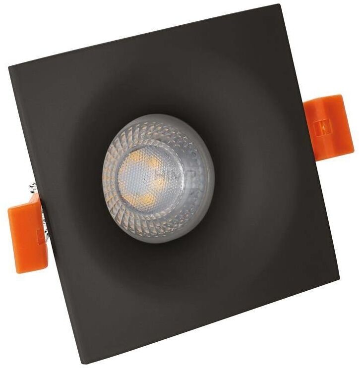 FIALE V GU10 OCZKO GU10 250V IP20 85x85x35mm CZARNY kwadrat. SLIP001015