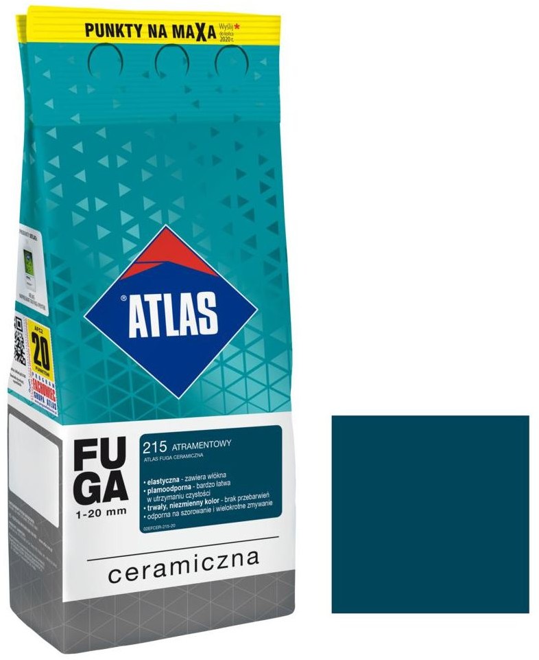 Atlas Fuga ceramiczna 215 atramentowy 2 kg