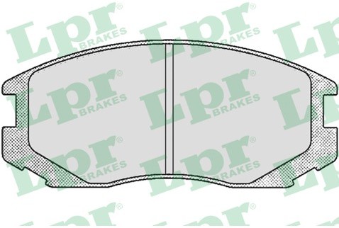 LPR GROUP Zestaw klocków hamulcowych, hamulce tarczowe GROUP 05P502