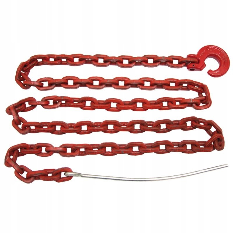 Łańcuch typu choker z hakiem, gr 8mm