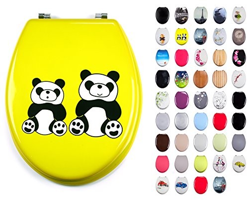 MSV Deska sedesowa WC deska sedesowa deska sedesowa WC pokrywa sedesu płyty MDF (Panda) 1990/141277