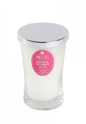 Price's Candles Price Candles Świeca Zapachowa Woskowa W Słoiku Candles Melon Cucumber Duża Biała