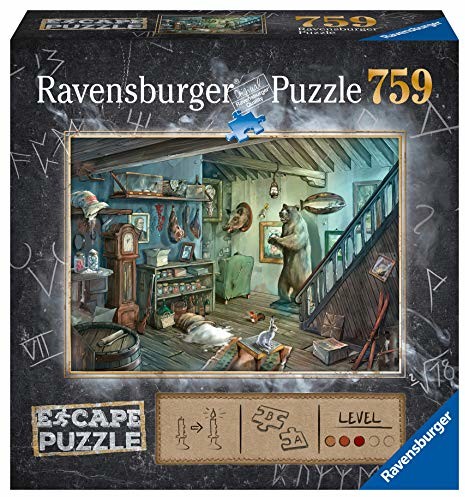 Ravensburger 16435 Escape 759 pices cave de la terreur puzzle dla dorosłych, No Color 16435