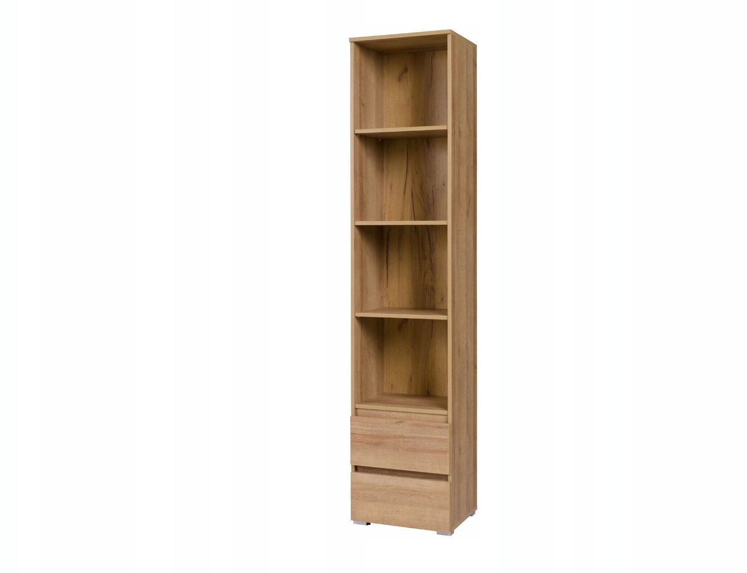 Regał wąski 45 cm CS-1 dąb riviera