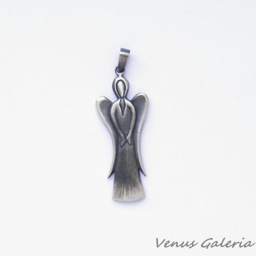 Zawieszka srebrna- Archanioł oksydowany 1577