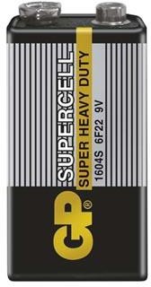 GP Baterie cynkowo-węglowa 6F22 1604 9V GP Folia 1-pack Supercell AB090GPU6FF1