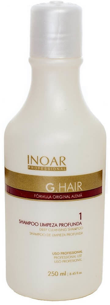 INOAR G.Hair Szampon do kuracji keratynowej dla włosów niesfornych i trudnych 250ml 13640