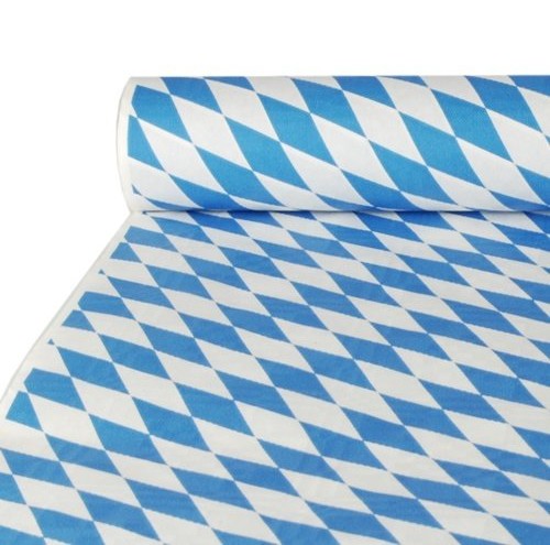 Papstar papierowy obrus na rolce, niebieski, 100x10 m 12543