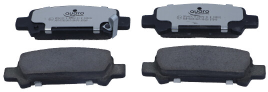 QUARO Zestaw klocków hamulcowych, hamulce tarczowe QUARO QP2417C QP2417C