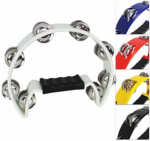 A-Star Tamburyn w kształcie półksiężyca pojedynczy egzemplarz biały