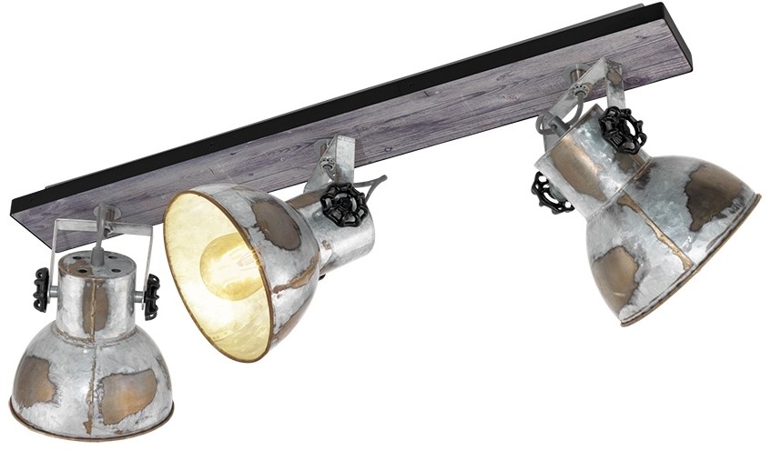 Eglo 49652 - Oświetlenie punktowe BARNSTAPLE 3xE27/40W/230V
