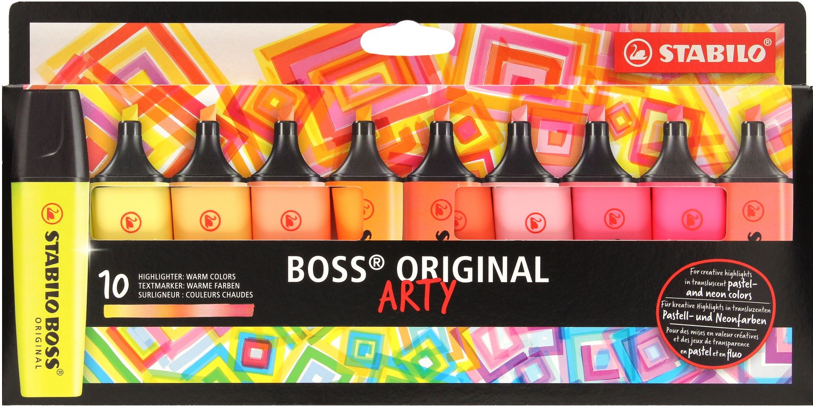 Stabilo SCHWAN Zakreślacz 10kol ciepłe odcienie Boss Arty 70/10-1-20