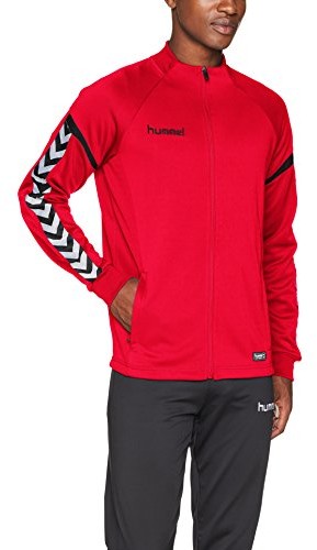 Hummel męska kurtka AUTH Charge Poly Zip Jacket, czerwony, l 033401-3062