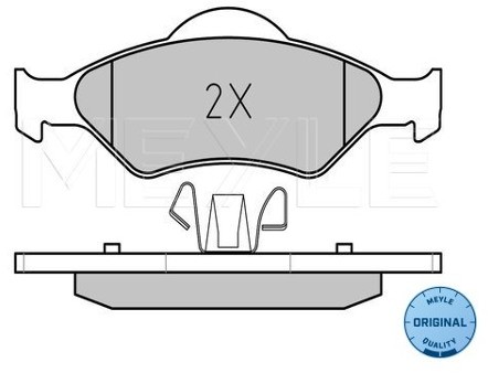 Wulf Gaertner Autoparts Zestaw klocków hamulcowych, hamulce tarczowe Wulf Gaertner Autoparts 025 232 0018