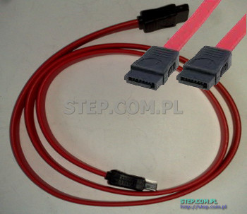 Kabel Sata 75cm wtyk z obu stron
