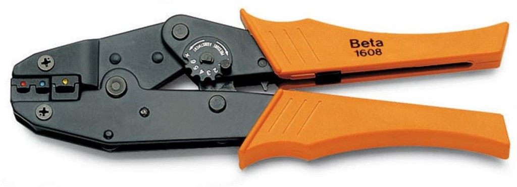 Beta Tools Szczypce zaciskowe do konektorów 1608, stalowe, 016080001