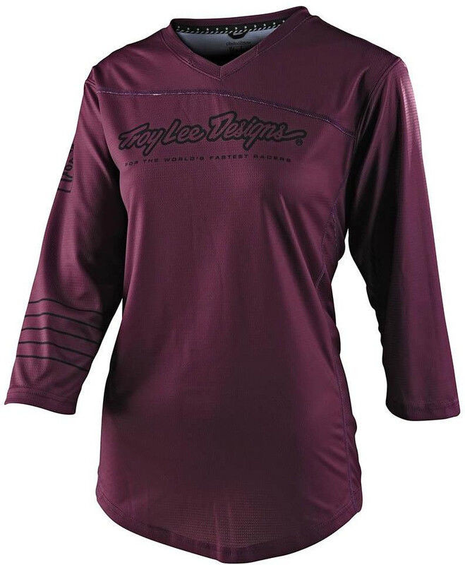 Troy lee designs Troy Lee Designs Mischief Koszulka z jerseyu z rękawem 3/4 Kobiety, deep fig M 2020 Koszulki MTB i Downhill 359 786 033
