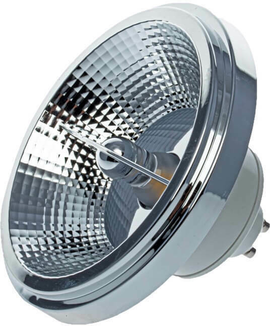 Light Prestige Żarówka ES111 GU10 LED 9W 3000K plastik+aluminium biało-srebrna LP-ES111-9W SV 3000K