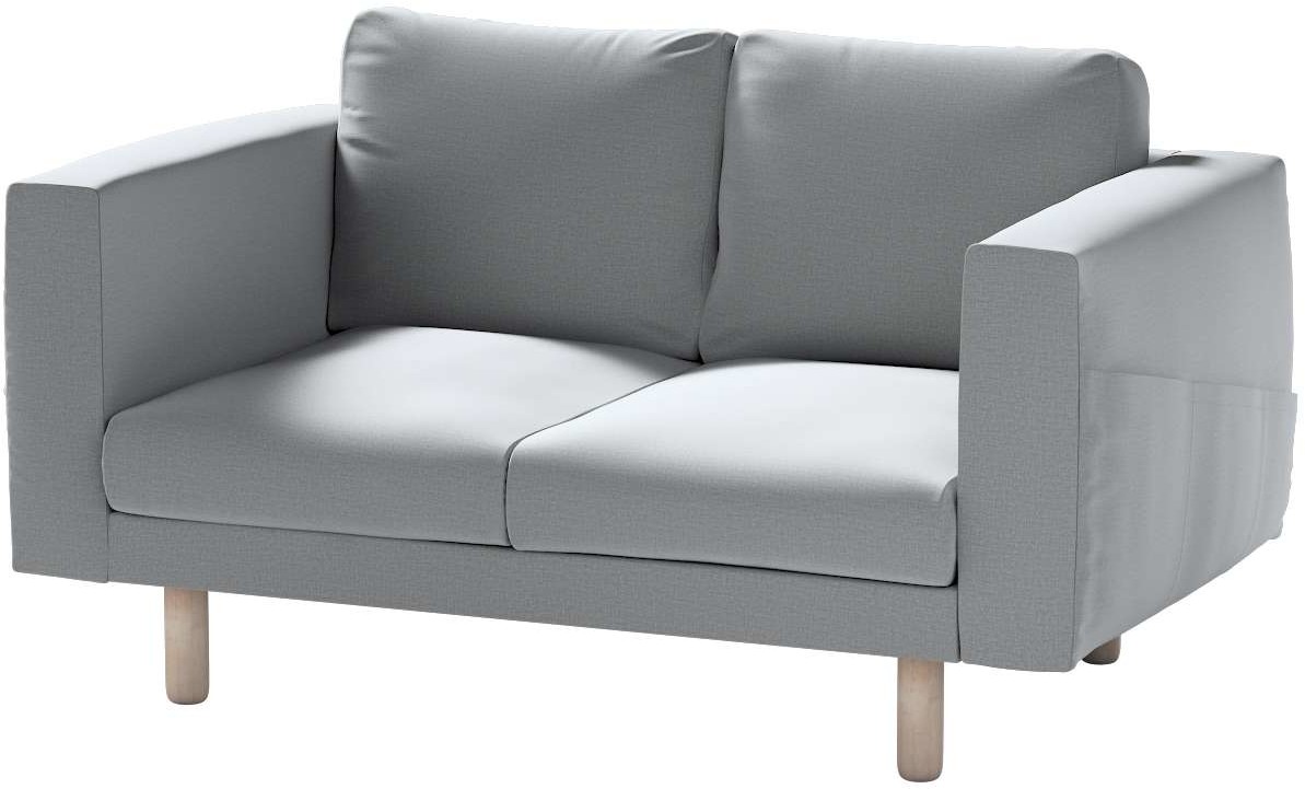Dekoria pl pl Pokrowiec na sofę Norsborg 2-osobową ciemno szary welwet 153 x 88 x 85 cm Ingrid 1021-705-42