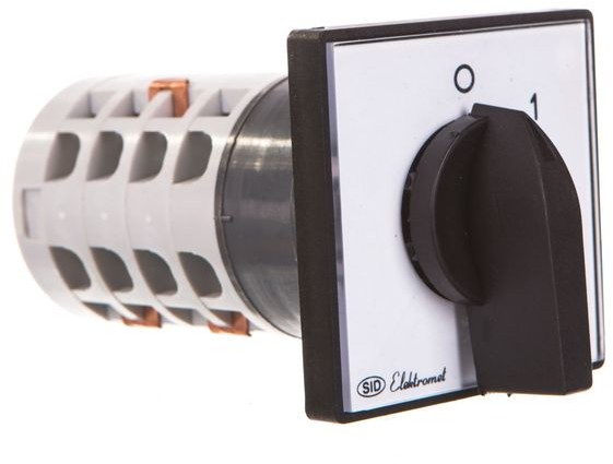 Elektromet Spółdzielnia Inwalidów Łącznik krzywkowy 0-1-2 3P 16A IP65 z płytką Łuk E16-32 951631