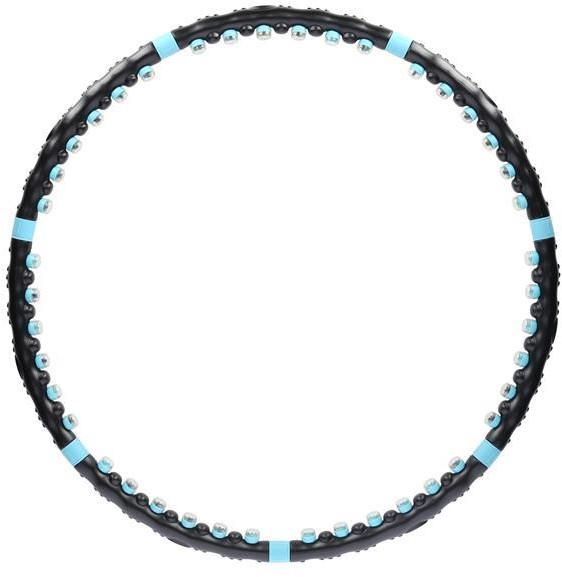 HMS HHP006 BLACK-BLUE HULA HOP MASUJĄCY Z MAGNESAMI 98CM