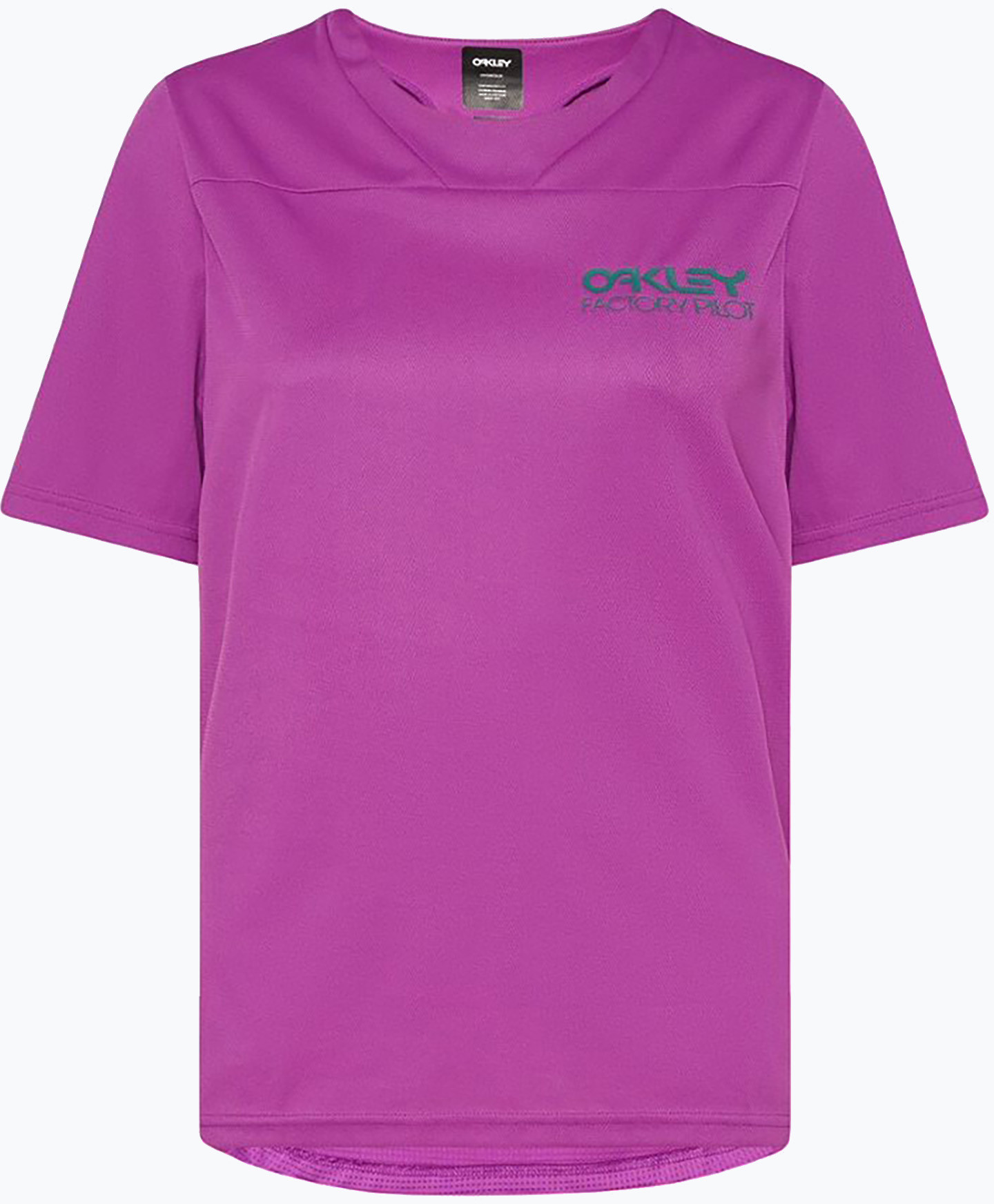 Oakley Koszulka z krótkim rękawem damska Oakley Factory Pilot Lite SS fioletowa FOA500274