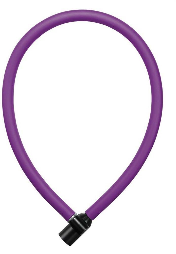 AXA Zapięcie rowerowe Resolute 6 mm x 60 cm w kolorze królewskiego fioletu