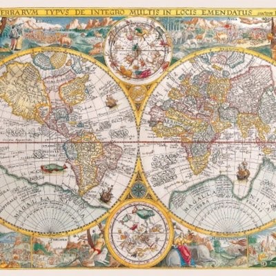 Ravensburger Puzzle 1500 Historyczna mapa 1594