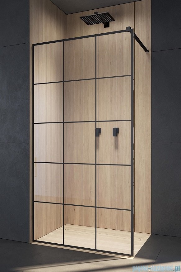 Radaway Modo X Black II Factory kabina Walk-in 90x200 szkło 10mm 389294-54-55 |