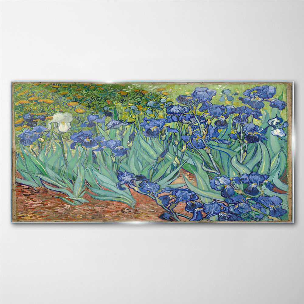 PL Coloray Obraz Szklany Irysy Van Gogh 100x50cm