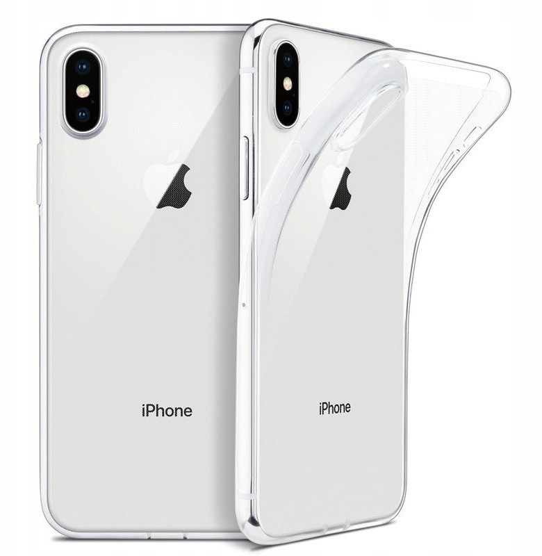 Zdjęcia - Etui  cienkie ULTRA SLIM gumowe do APPLE IPHONE X Xs bezbarwne