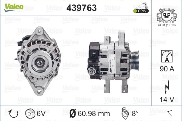 VALEO alternator nowy 439763 439763