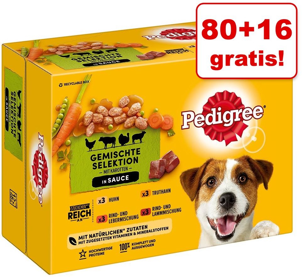 Pedigree Pakiet Saszetki, 24 x 100 g - W galarecie