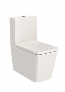 Roca A342536650 INSPIRA SQUARE Miska wc do kompaktu Rimless BTW o/podwójny 645 mm BEŻ