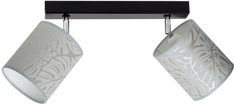 Spotlight Listwa reflektorowa Mateo czarna 2 x E27