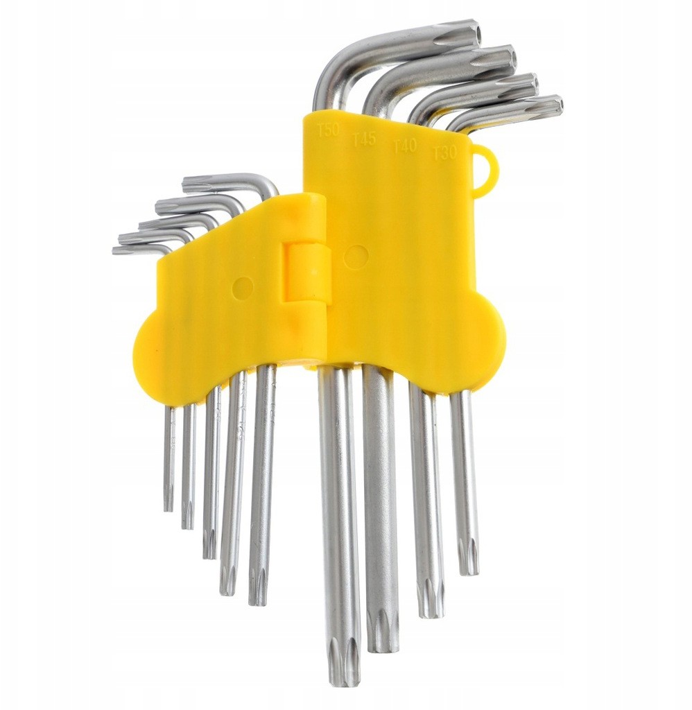 Klucze Torx Typ L Z Otworem T10-T50 9SZT