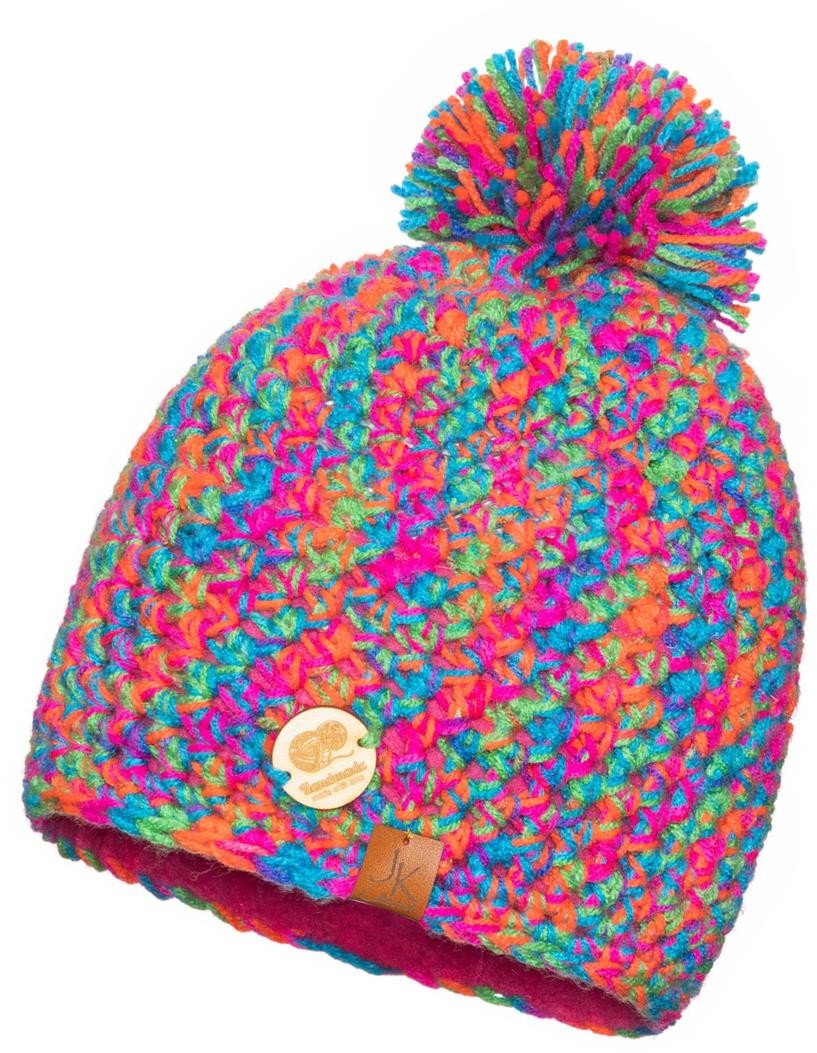 Naturalna czapka zimowa Handmade