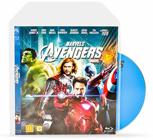 3L 3L Fr 10283  Blu Ray Pouch przezroczysta klapka nieperforowana na tarcze i rękawy, 150 x 155 mm  50 sztuk 10283