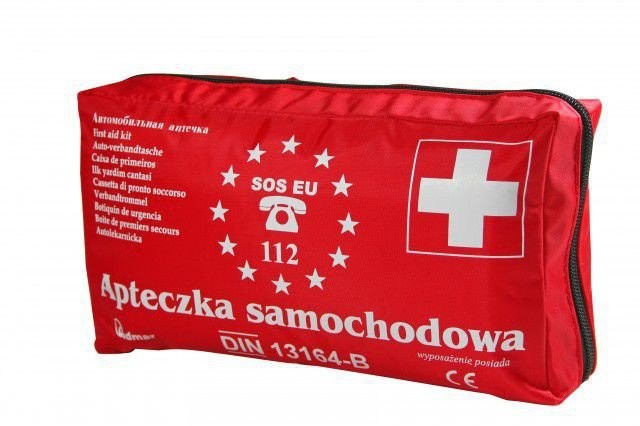 uniTEC Apteczka Samochodowa Saszetka DIN13164 + 24H DOSTAWA