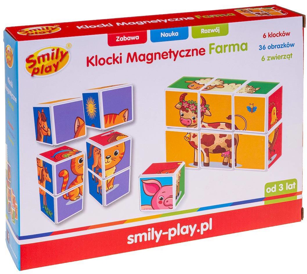 Smily Klocki magnetyczne Farma SP83642 AN01 -