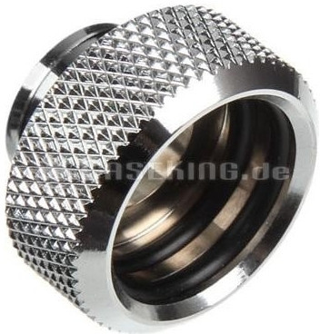 Bitspower Adapter G1/4 na 16mm AD shiny silver